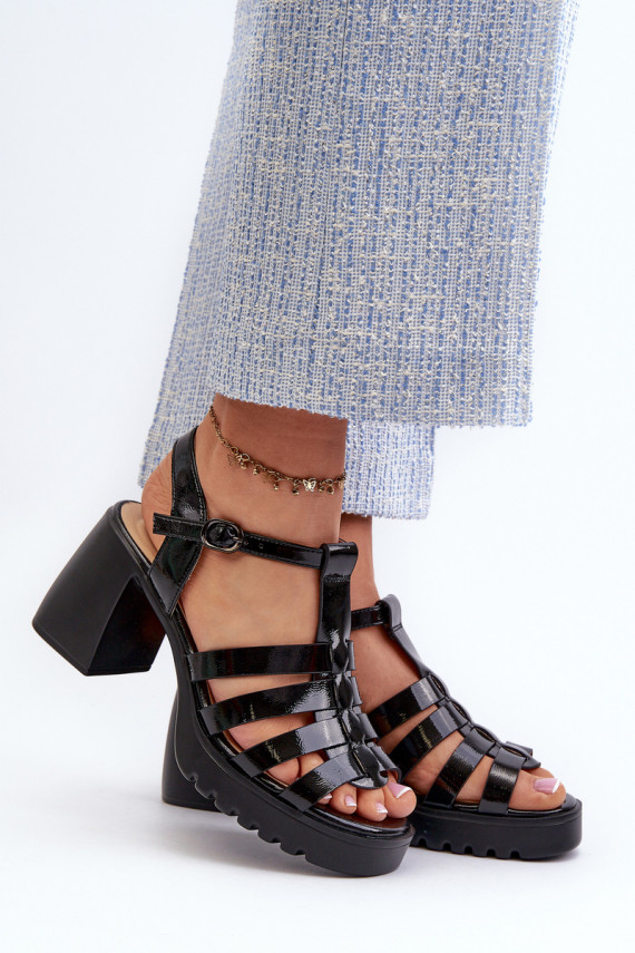 Laque   Naistesandaalid mustad Aninifer