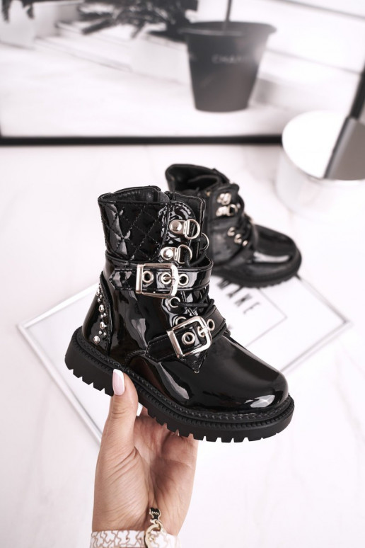 voodriga saapad tõmblukuga mustad Mousie