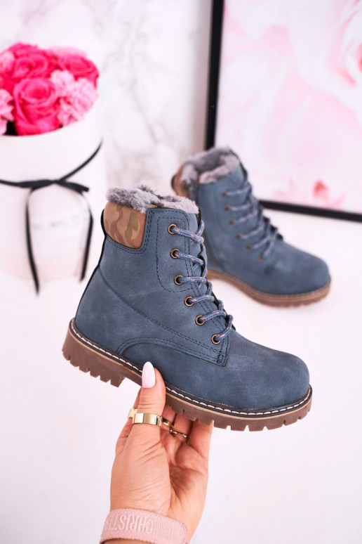 Soojad lastesaapad, sinine