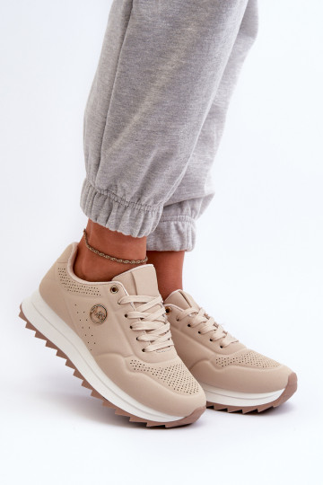 Sneakers tüüpi jalanõud   platvormiga beeži värvi Rottiana 2
