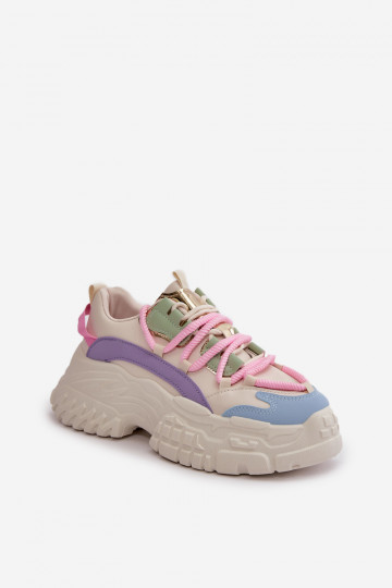 Sneakers tüüpi jalanõud Naiselik moodsate massiivsete taldadega Mitmevärvilised Nevela 2