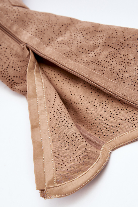 S.Barski HY66-132 naiste pika säärega saapad  beeži värvi