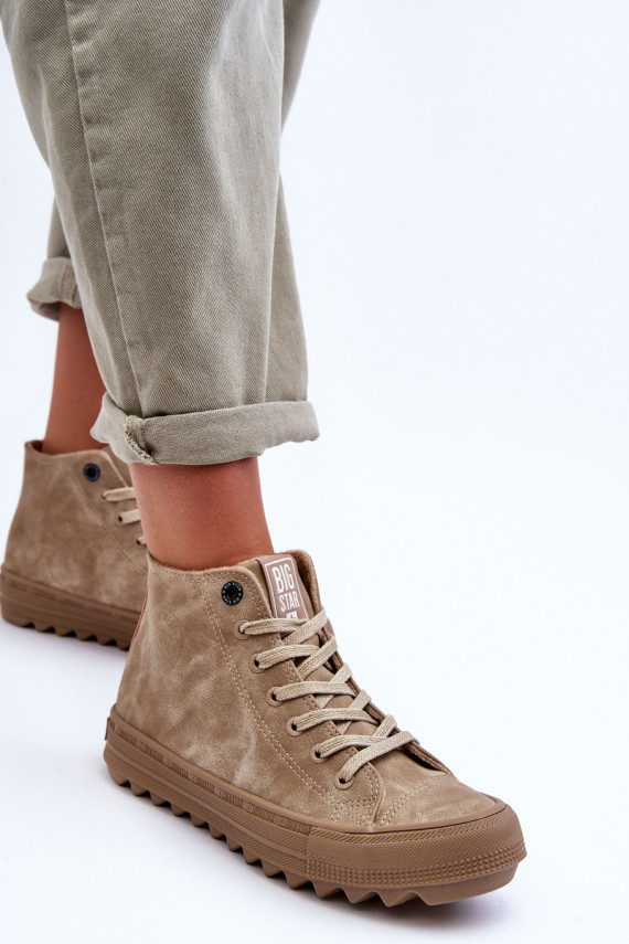 Vaba aja jalatsid Big Star isoleeritud beež