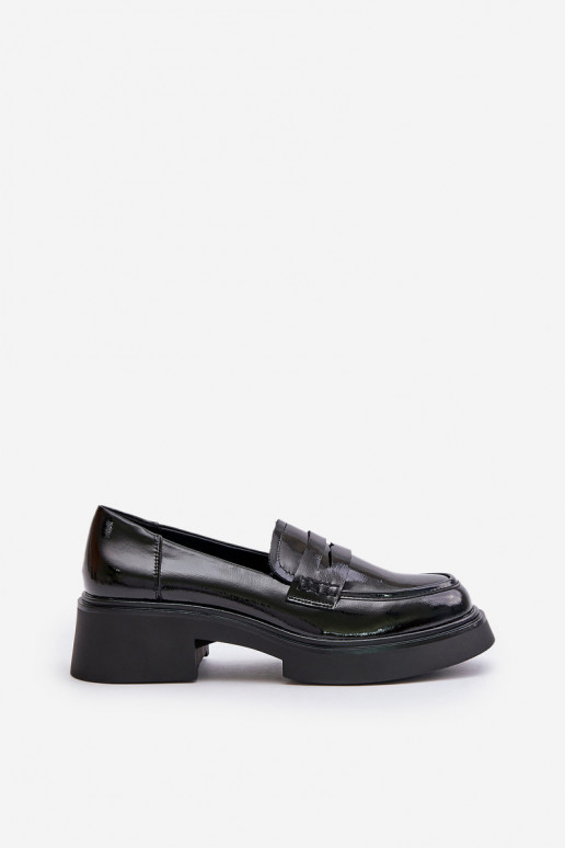 Mustad patenteeritud loafers D&A