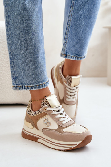 copy of Sneakers tüüpi jalanõud Naiselik platvormiga beeži värvi Debizia 2