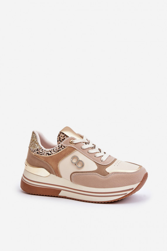 copy of Sneakers tüüpi jalanõud Naiselik platvormiga beeži värvi Debizia