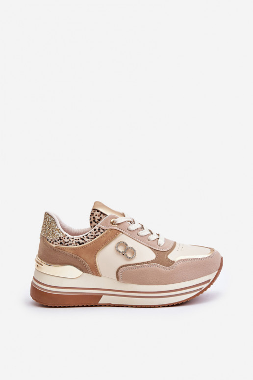 copy of Sneakers tüüpi jalanõud Naiselik platvormiga beeži värvi Debizia