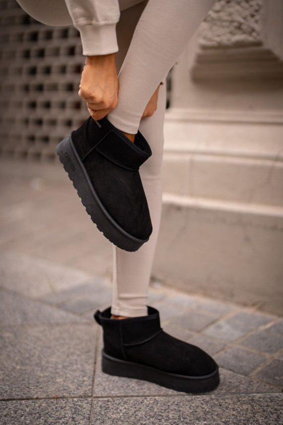 Madal nööpidega lumesaapad platvormiga Big Star OO274A099 mustad