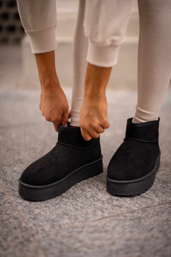 Madal nööpidega lumesaapad platvormiga Big Star OO274A099 mustad