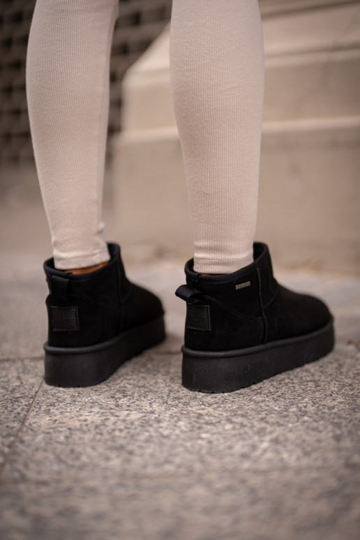 Madal nööpidega lumesaapad platvormiga Big Star OO274A099 mustad