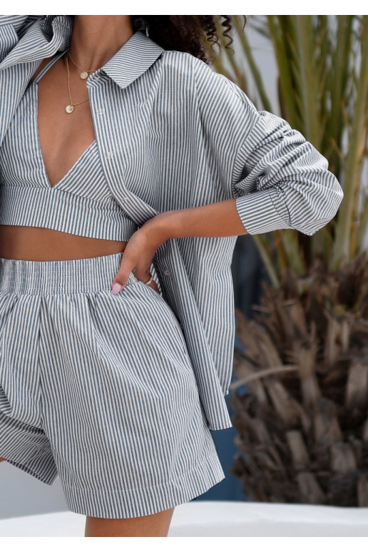 Suri - sinised puuvillased lühikesed...