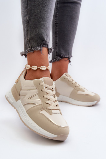 Kaimans eko nahast sneakersid beežid