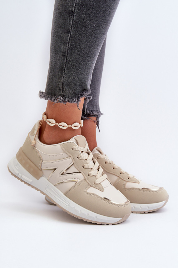 Kaimans eko nahast sneakersid beežid