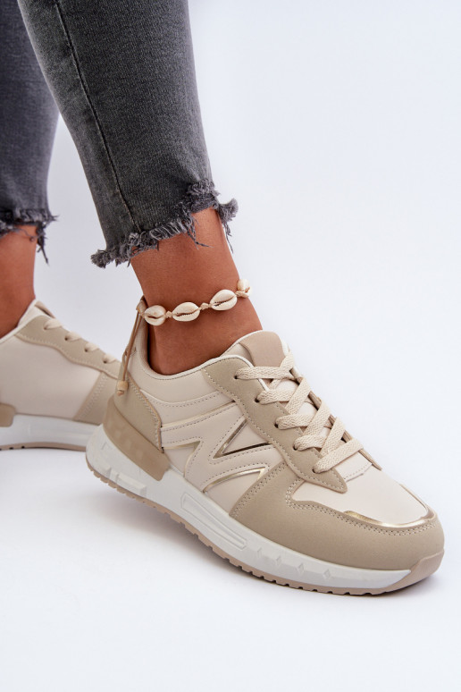 Kaimans eko nahast sneakersid beežid