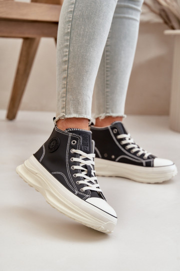 Sneakers stiilis naiste jalanõud roosa värviga, moekad massiivsed tallad Nevela 2
