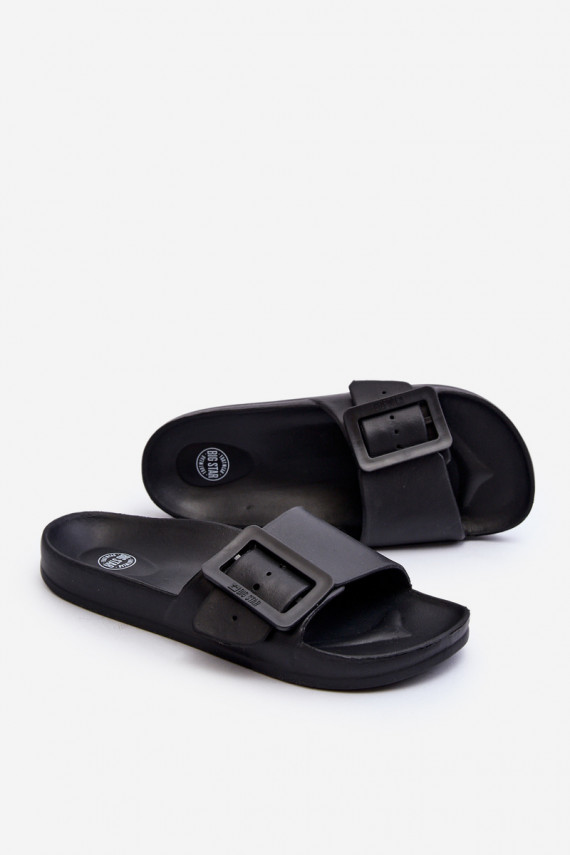 naiste plätud Big Star neetide ja pandlaga mustad FF274A389