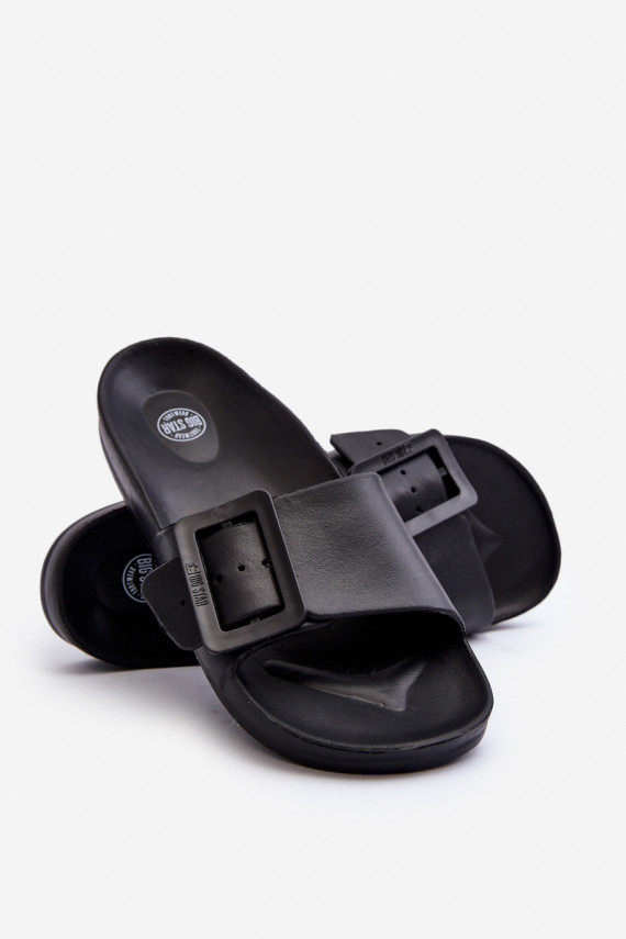 naiste plätud Big Star neetide ja pandlaga mustad FF274A389