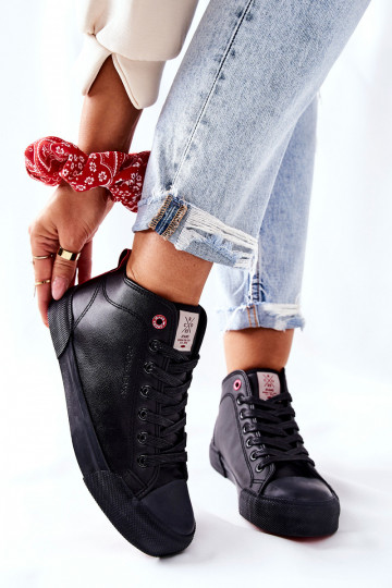 Naiselik vabaajajalatsi Cross Jeans II2R4032C mustad 2