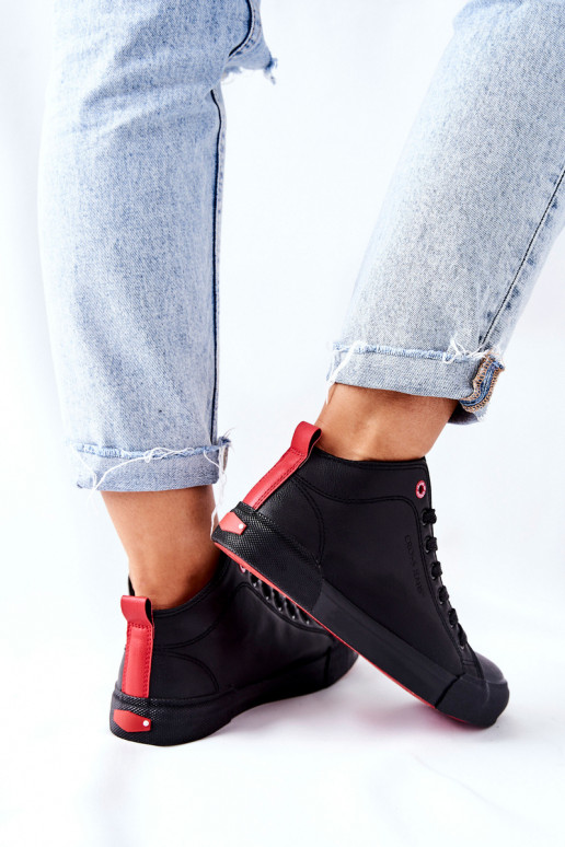 Naiselik vabaajajalatsi Cross Jeans II2R4032C mustad