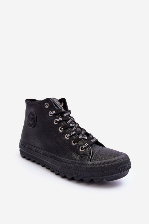 naiste saapad Big Star Kõrge voodriga mustad EE274110