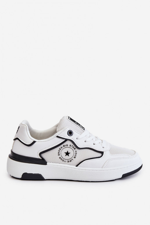 Naiselik Sportliku stiiliga jalanõud Big Star LL274440 Valget-mustad