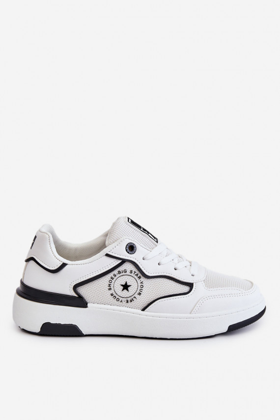 Naiselik Sportliku stiiliga jalanõud Big Star LL274440 Valget-mustad