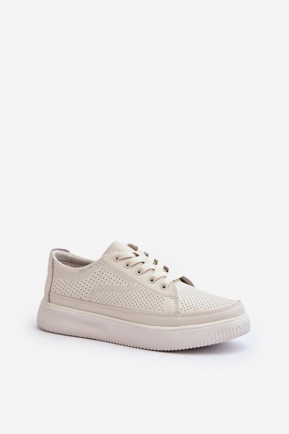 Naiselik Nahk spordijalatsid Sneakers tüüpi jalanõud valget värvi Failla