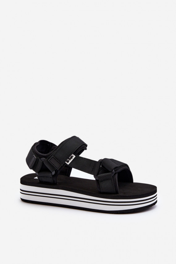 Naistesandaalid platvormiga Lee Cooper LCW-24-05-2753 mustad