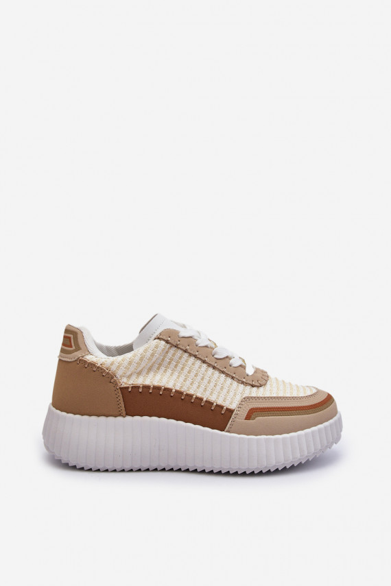 Sneakers tüüpi jalanõud Naiselik platvormiga beeži värvi Redala