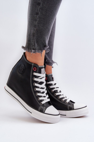 naiste saapad Kiilu peal Cross Jeans NN2R4005 mustad 2