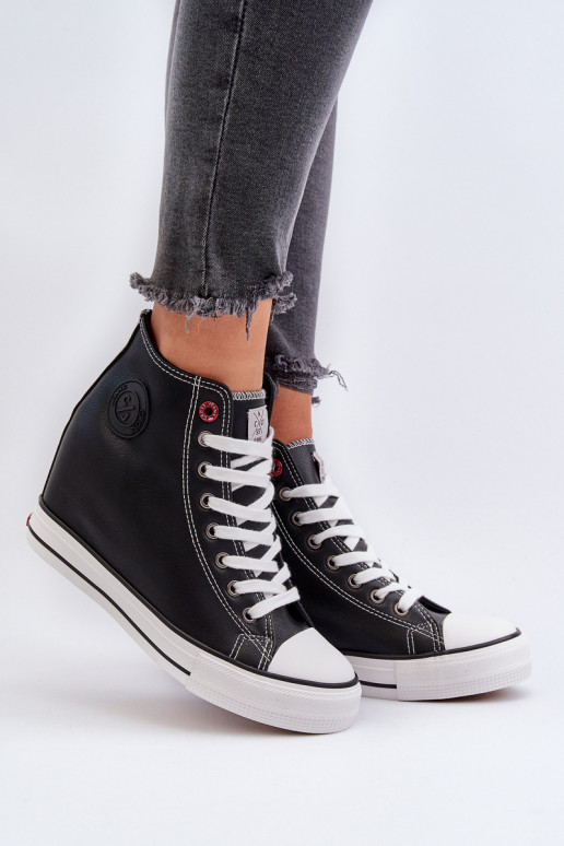 naiste saapad Kiilu peal Cross Jeans NN2R4005 mustad