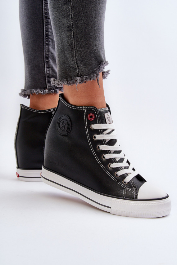 naiste saapad Kiilu peal Cross Jeans NN2R4005 mustad