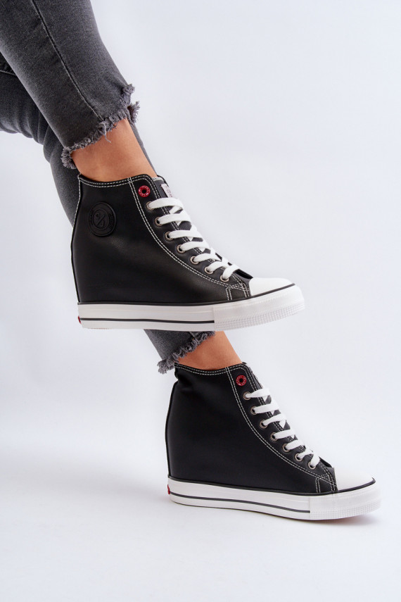 naiste saapad Kiilu peal Cross Jeans NN2R4005 mustad