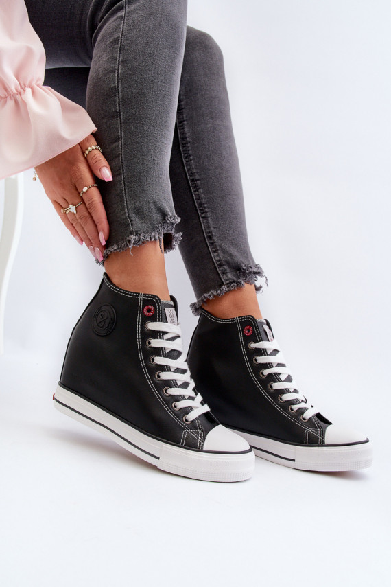 naiste saapad Kiilu peal Cross Jeans NN2R4005 mustad