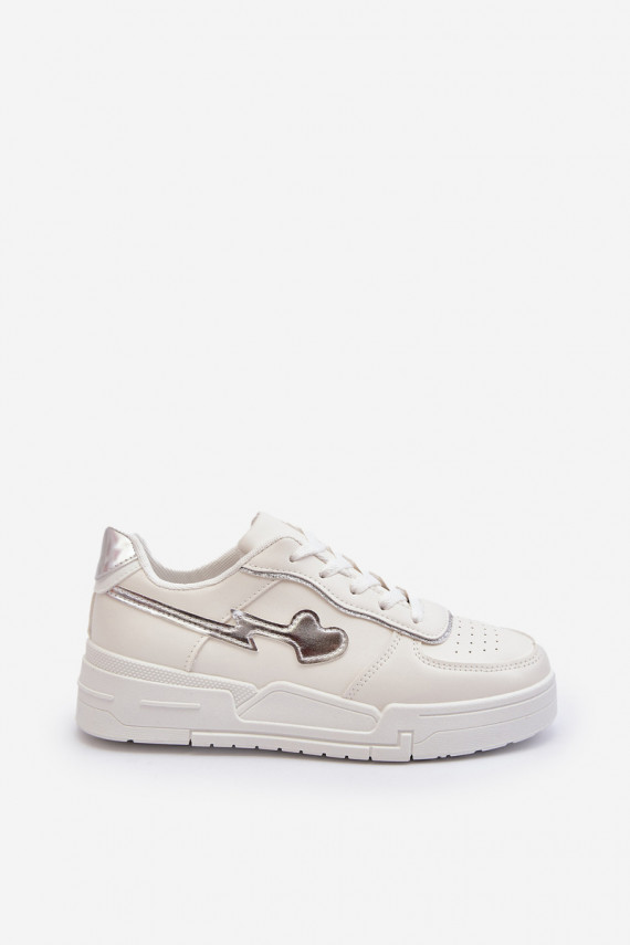 Sneakers tüüpi jalanõud Naiselik platvormiga valget värvi Zeparine