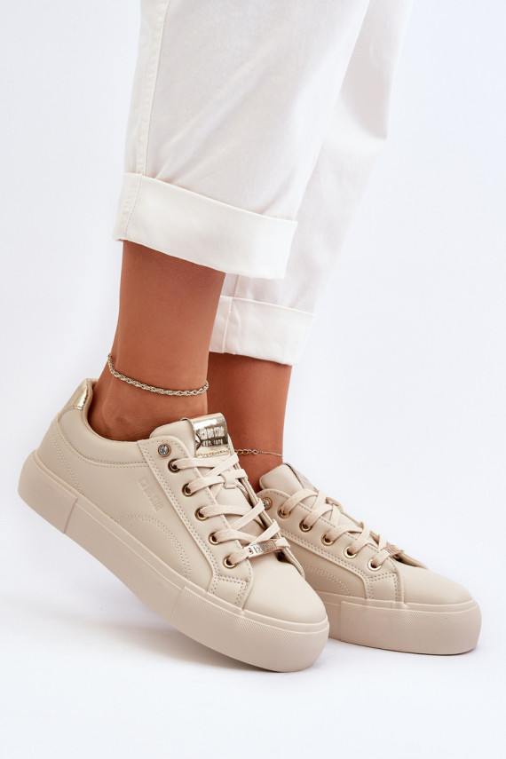 Naiselik Sneakers tüüpi jalanõud Big Star NN274210 beeži värvi