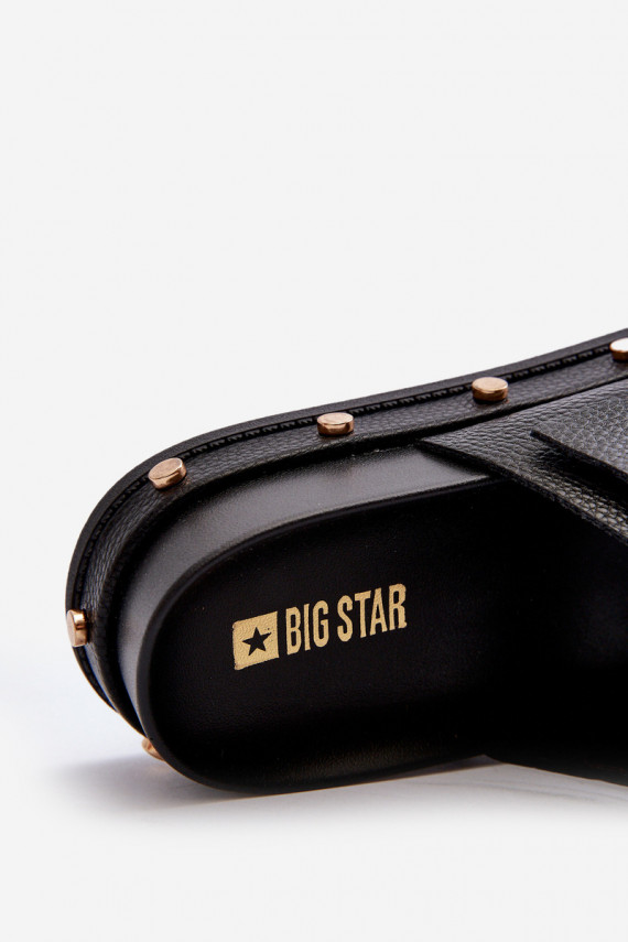 naiste plätud platvormiga Big Star NN274082 mustad
