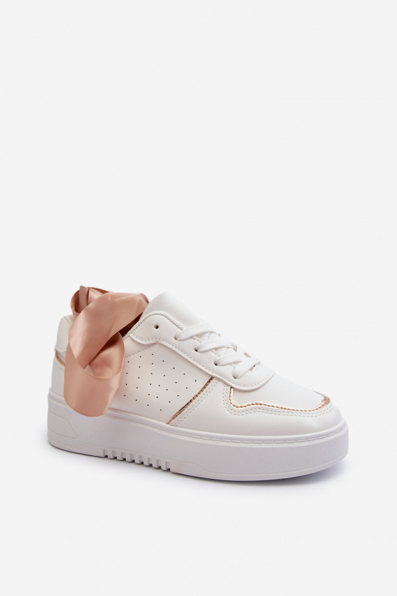 Naiselik Sneakers tüüpi jalanõud platvormiga valget värvi Tessama