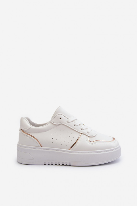 Naiselik Sneakers tüüpi jalanõud platvormiga valget värvi Tessama