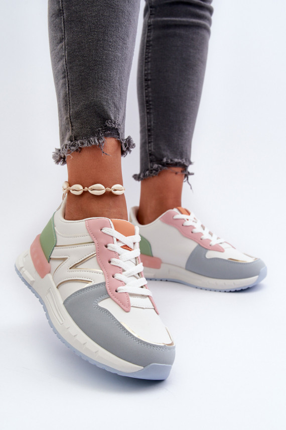 Sneakers tüüpi jalanõud Naiselik eko-nahast Mitmevärvilised Kaimans