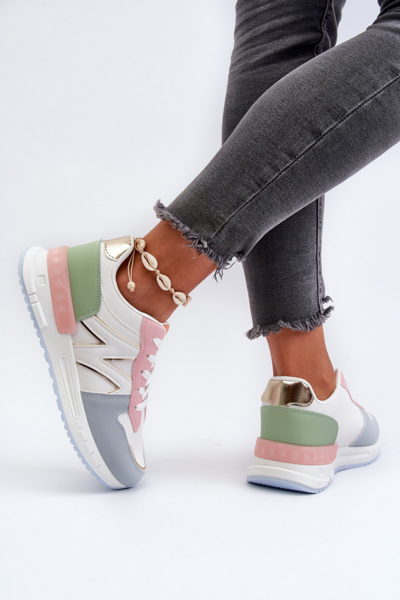 Sneakers tüüpi jalanõud Naiselik eko-nahast Mitmevärvilised Kaimans