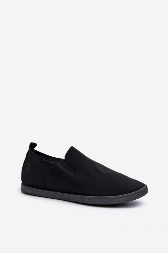 Naiselik Spordijalatsid vabaaja jalanõud Slip-On mustad Lovinia