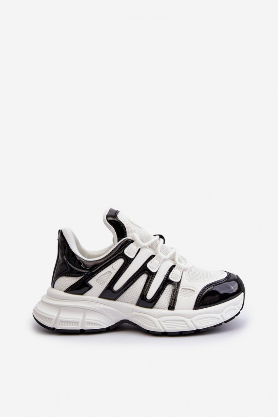 Sneakers tüüpi jalanõud Naiselik Valget-mustad Ahmani