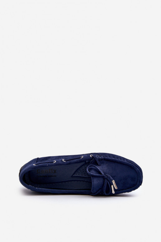 Elegantne mokassinid tumesinist värvi Si Passione