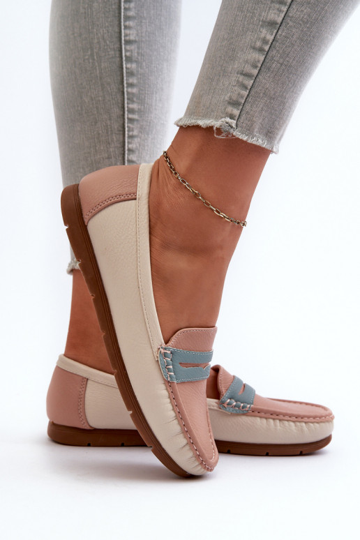 naiste mokassiinid eko-nahast Tumeroosad värvi Vikitara