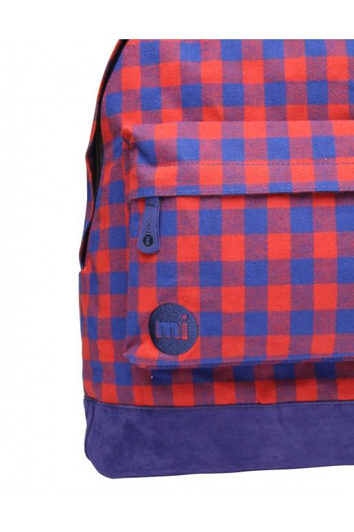 Originaalne ja trendikas Mi Pac seljakott "Gingham Red Blue"