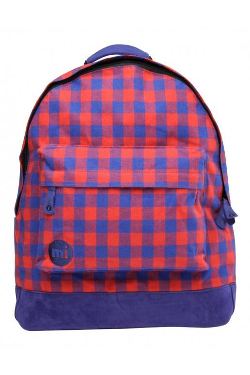 Originaalne ja trendikas Mi Pac seljakott "Gingham Red Blue"