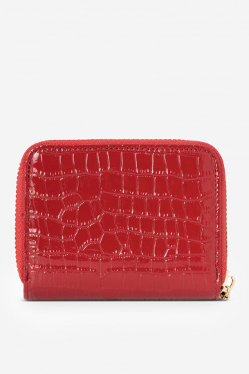 NaiselikRahakott Valmistatud naturaalsest nahast Loomade muster Väike Nobo NPUR-LR0020-C005 punased 2