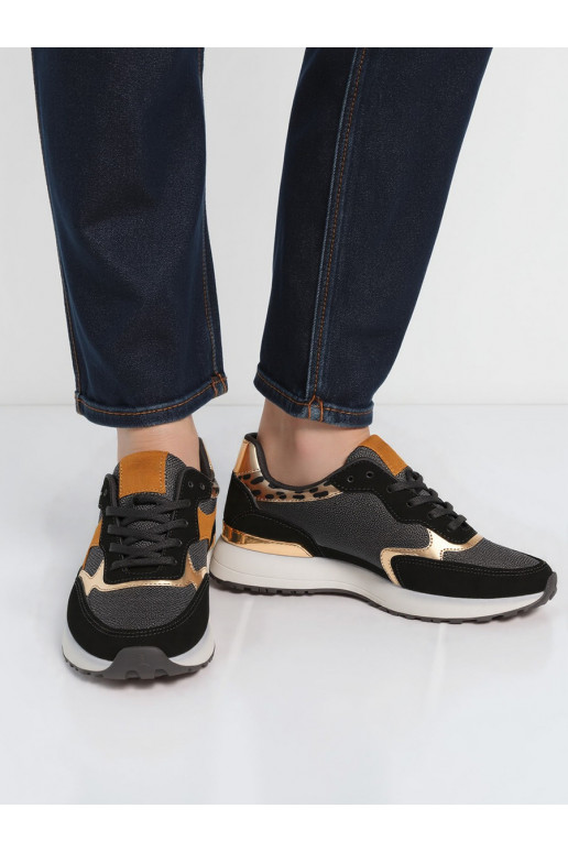 Naiselik Sneakers tüüpi jalanõud VELORE Black & Gold