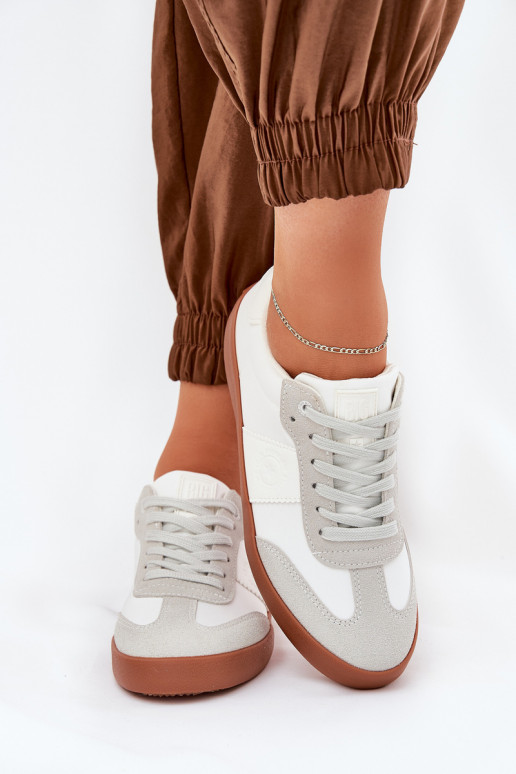 Sneakers tüüpi jalanõud Naiselik Big Star RR274371 Valget-Halli värvi